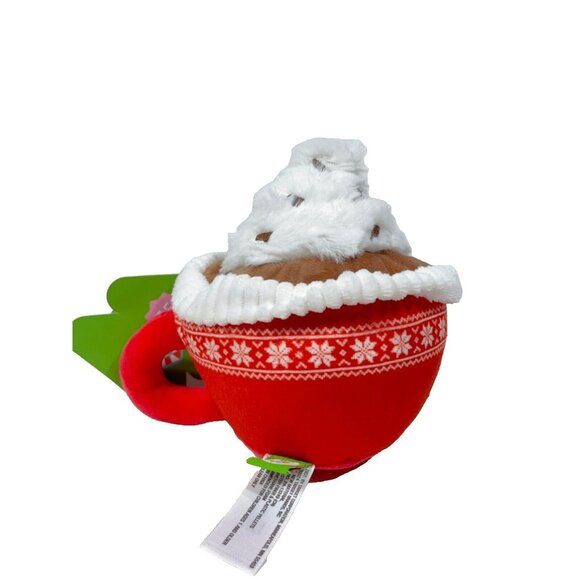 Gigglescape 5" Holiday Hot Cocoa Mug Soft Plush Toy - Picture 7 of 14